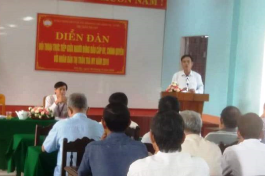 Hội đoàn thể thị trấn Trà My phối hợp tổ chức diễn đàn Đối thoại giữa người đứng đầu cấp ủy, chính quyền và nhân dân