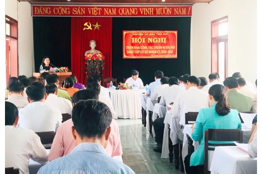 Hội nghị triển khai công tác chuẩn bị Đại hội đảng cấp cơ sở nhiệm kỳ 2020-2025