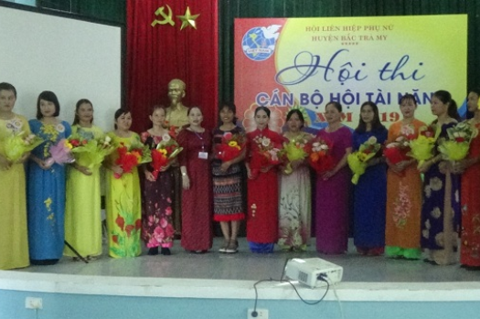 Hội thi cán bộ phụ nữ tài năng năm 2019 tại Bắc Trà My
