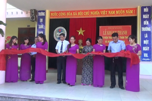 Trường Tiểu học Kim Đồng huyện Bắc Trà My khánh thành “Thư viện thân thiện”