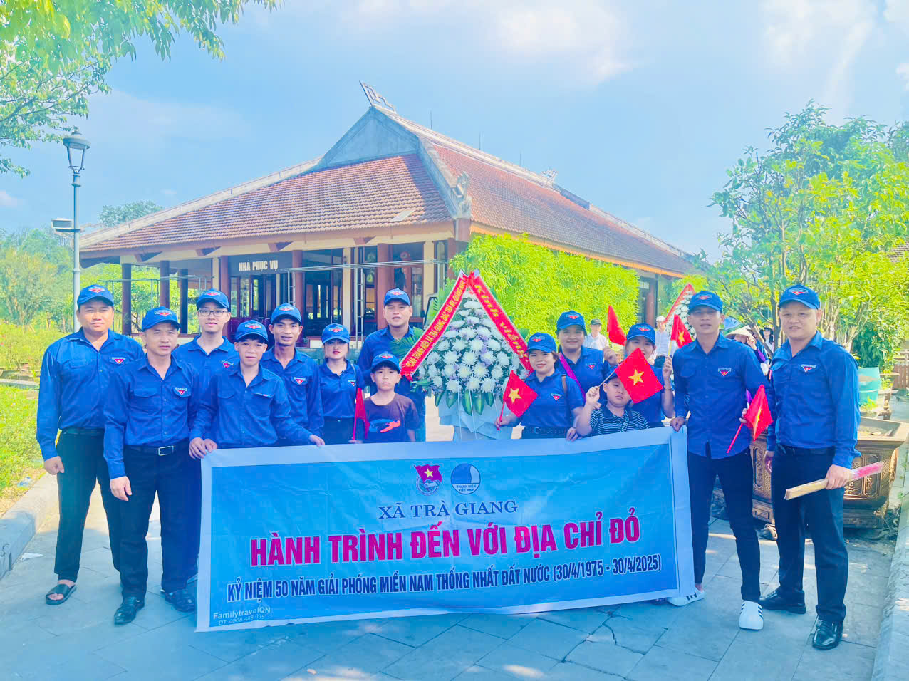 Tuổi trẻ xã Trà Giang tổ chức “Hành trình về địa chỉ đỏ” tại tỉnh Quảng Trị